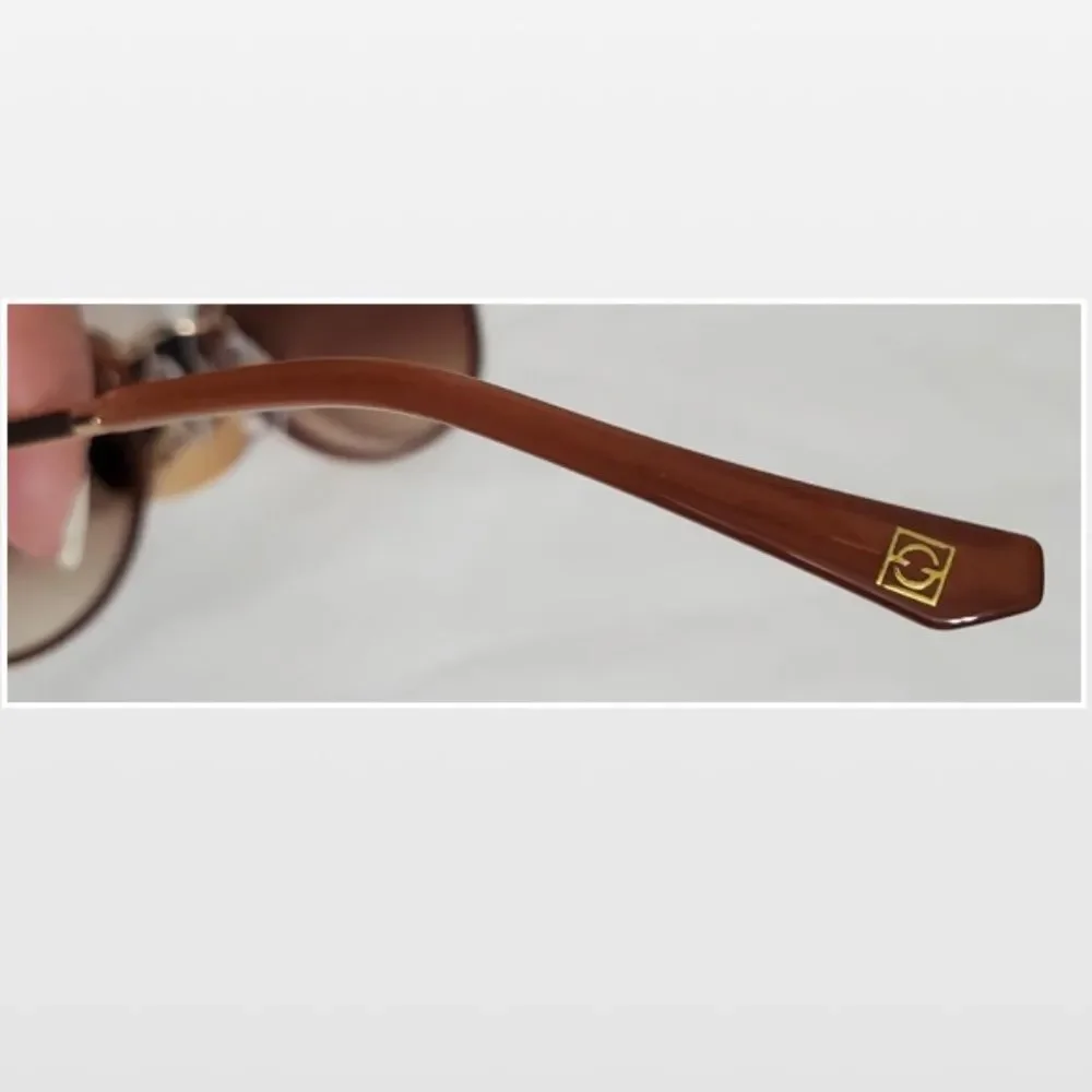 New Foster Grant Sunglasses Womens Tortoise Cat Eyes Polarized Brown Tinted Gold